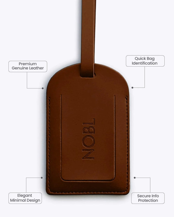 Leather Luggage Tag