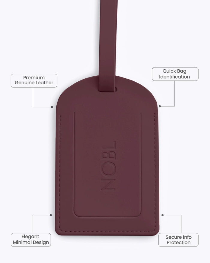 Leather Luggage Tag