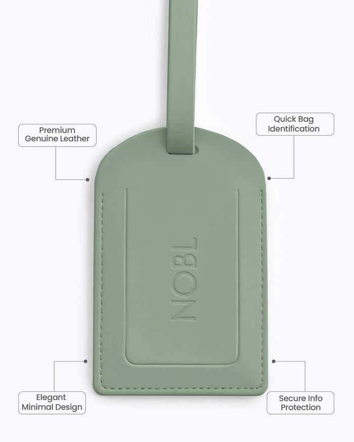Leather Luggage Tag