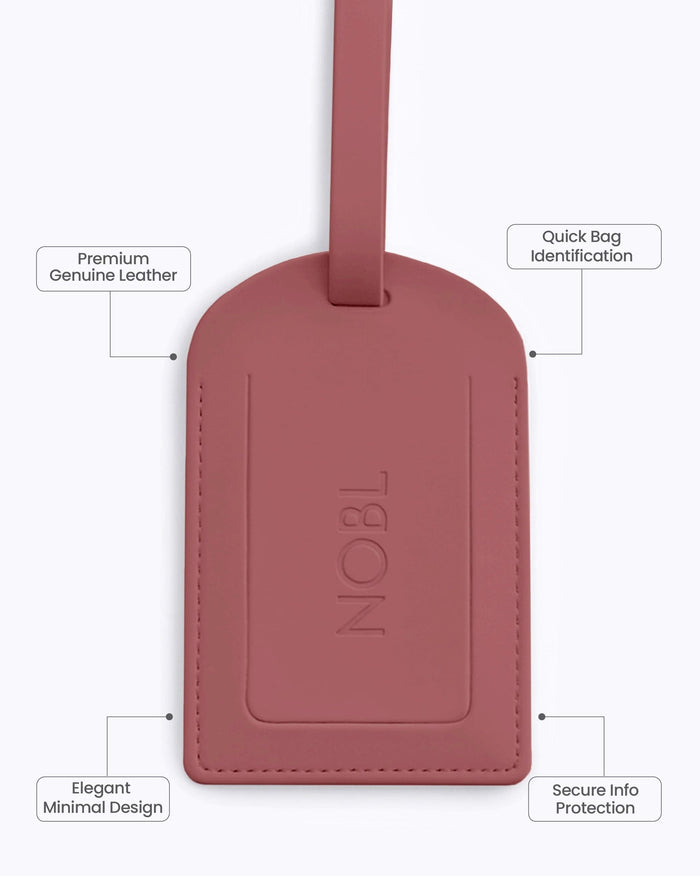 Leather Luggage Tag