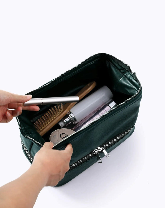 Vegan Leather Toiletry Bag